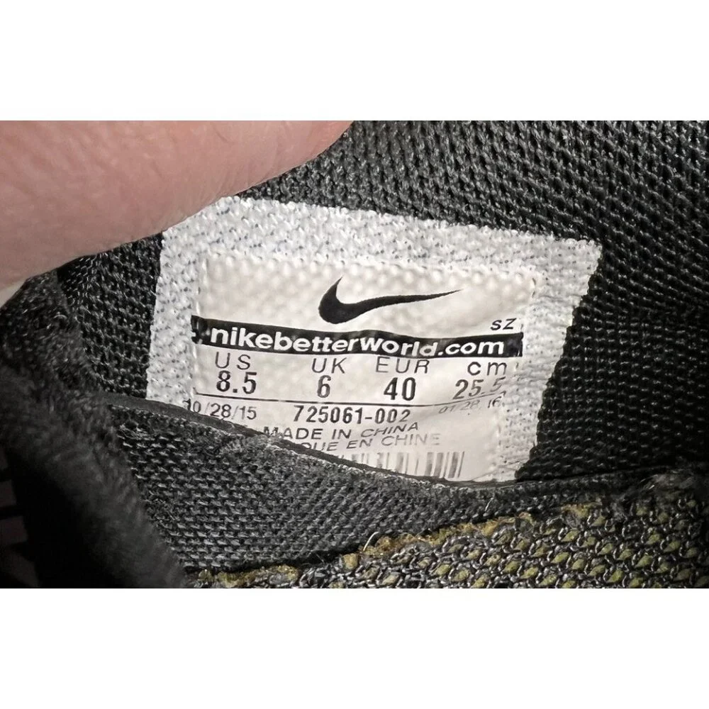 Nike Women’s 8.5 Air Max‎ 90 Triple Black Running Retro Shoe Sneakers Trainers